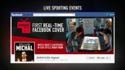 First Real-time Facebook Cover