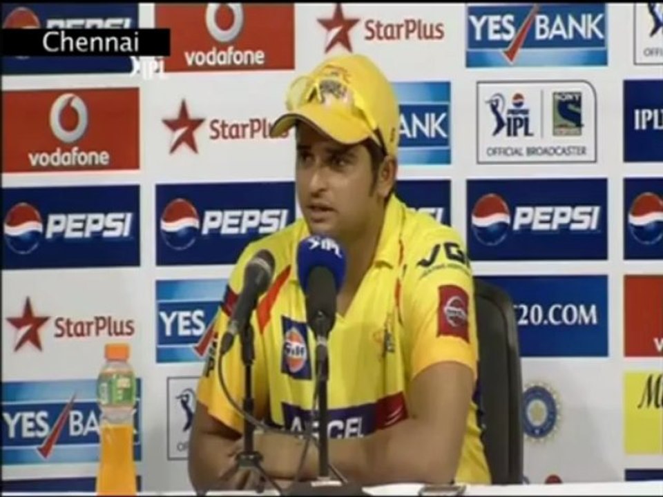 Chennai Super Kings post match press conference