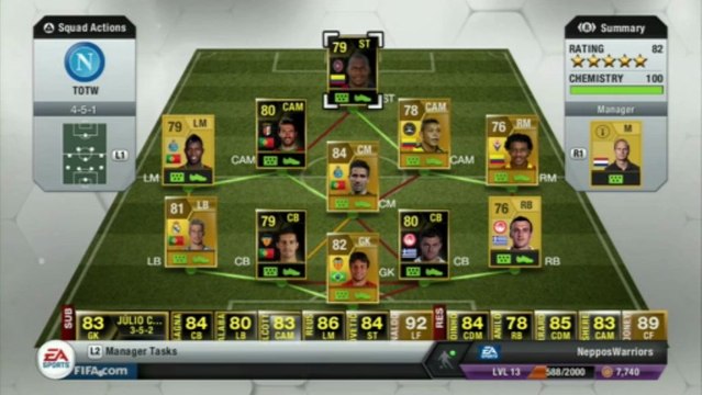 FIFA 13 Ultimate Team - TOTW SQUAD BUILDER - Ultimate FIFA Episode 29