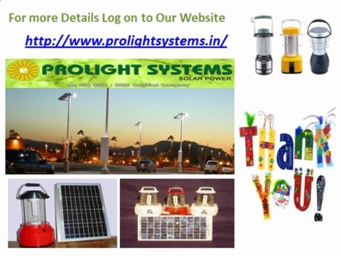 Solar Home Lighting Systems in Bangalore