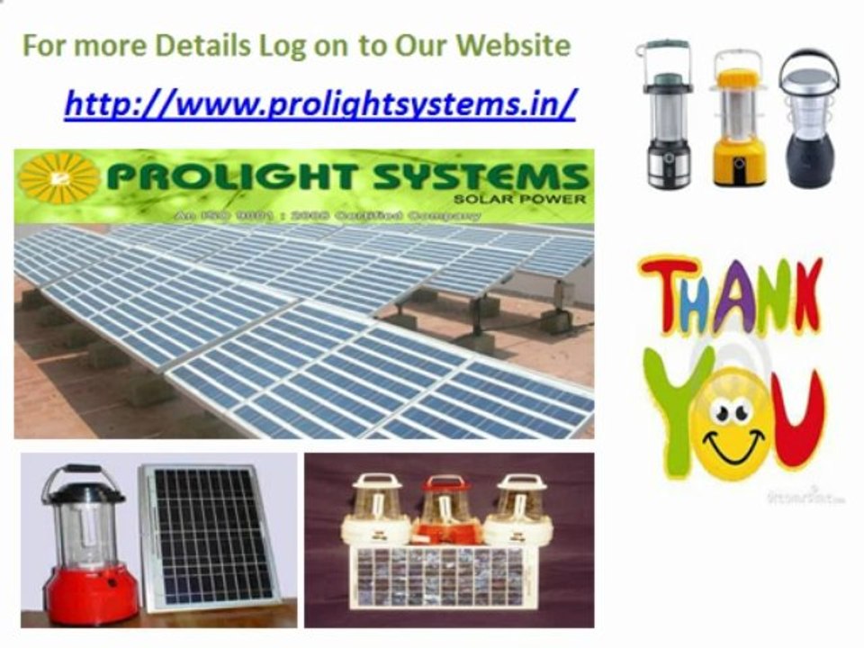 Solar Lanterns in Bangalore