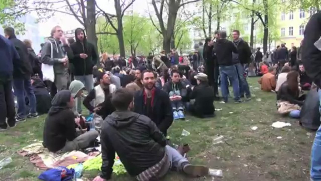 May Day Party on the Streets of Berlin 2013