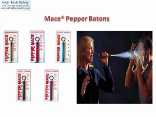 Pepper Spray Keychain With High Tech Safety
