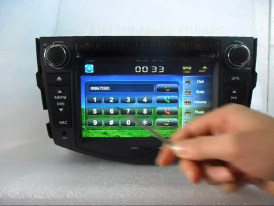 Auto DVD Navigation TV System fit for toyota RAV4