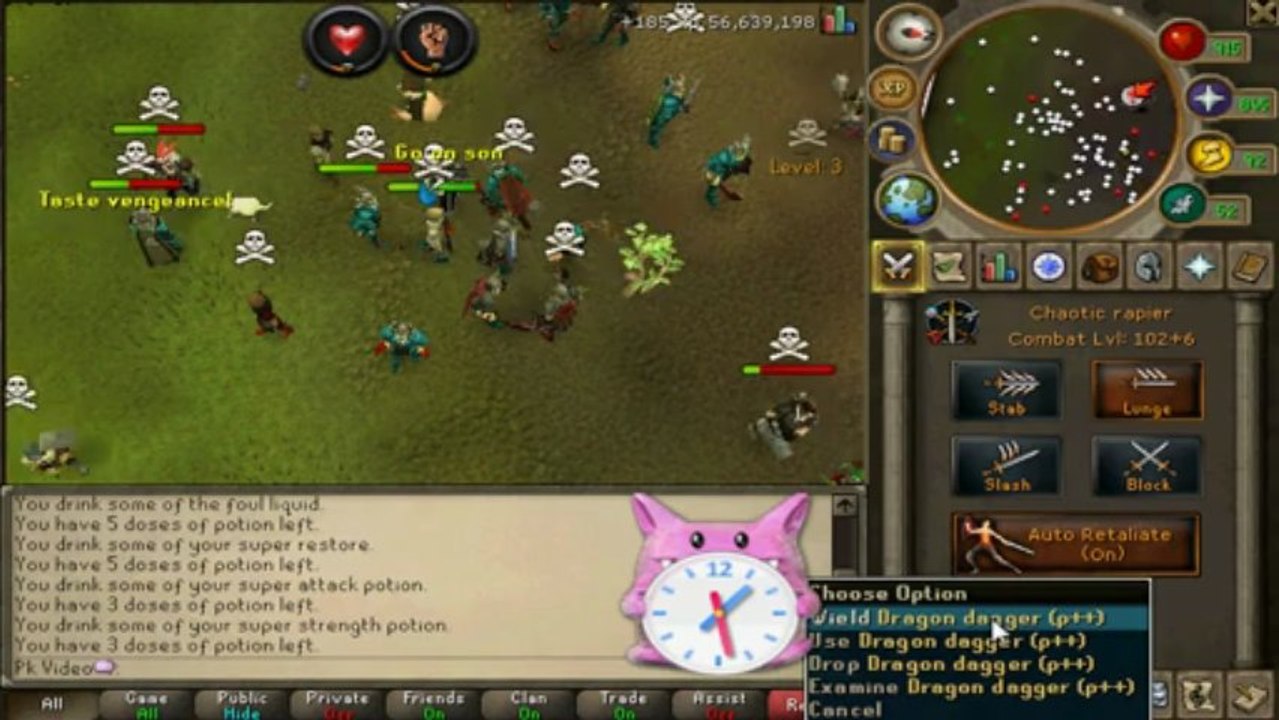 Runescape: Chris Archie's 1 Hour Pk Vid!
