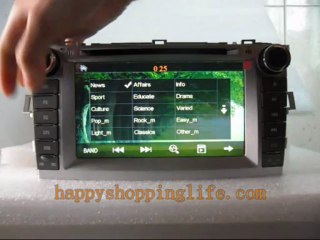 Auto DVD Navigation TV Bluetooth fit for toyota Verso