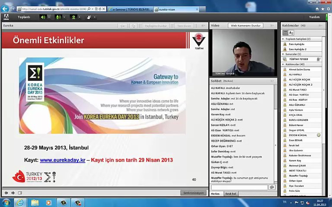 Eureka-Nisan 2013 Webineri
