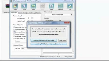 Rar password Recovery [DOWNLOAD]