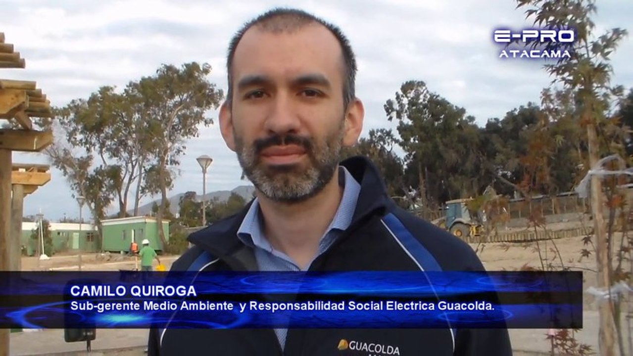 CEREMONIA DE REFORESTACION PARQUE FAMILIAR DE HUASCO JUNTO A REPRESENTANTES DE LA COMUNIDAD