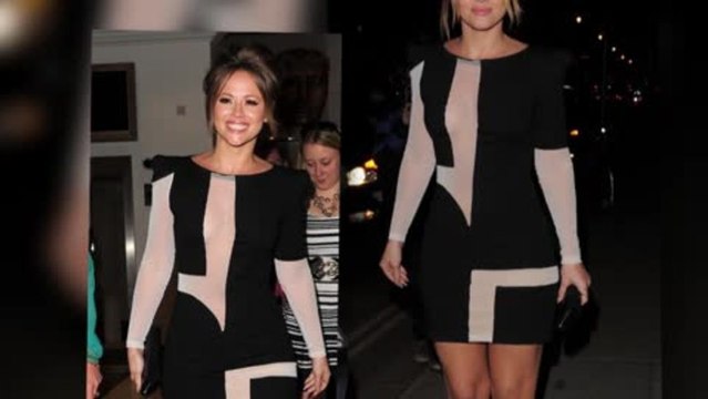 Kimberley Walsh Shows Off Her Sexy Curves in a See-Through Dress