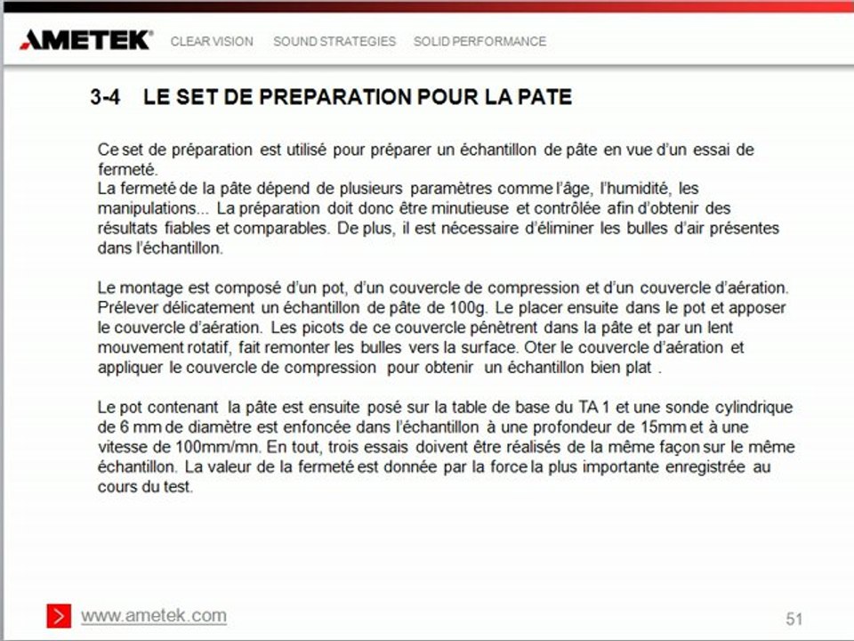 Ametek Lloyd-Instruments Texturomètre TA 1