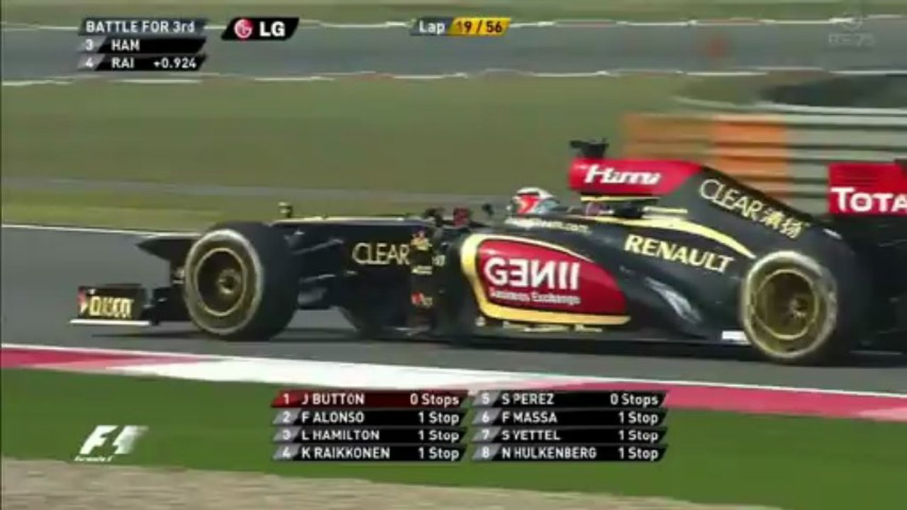 F-1グランプリ2013第３戦中国GP決勝その１