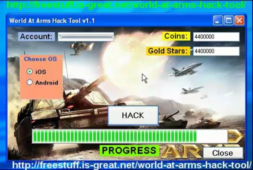 World At Arms Hack Tool / Cheats / Pirater for iOS - iPhone, iPad and Android