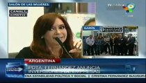 Cristina Fernández inaugura industria que generará empleos