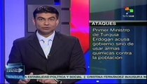 Turquía afirma que Siria usó armas químicas