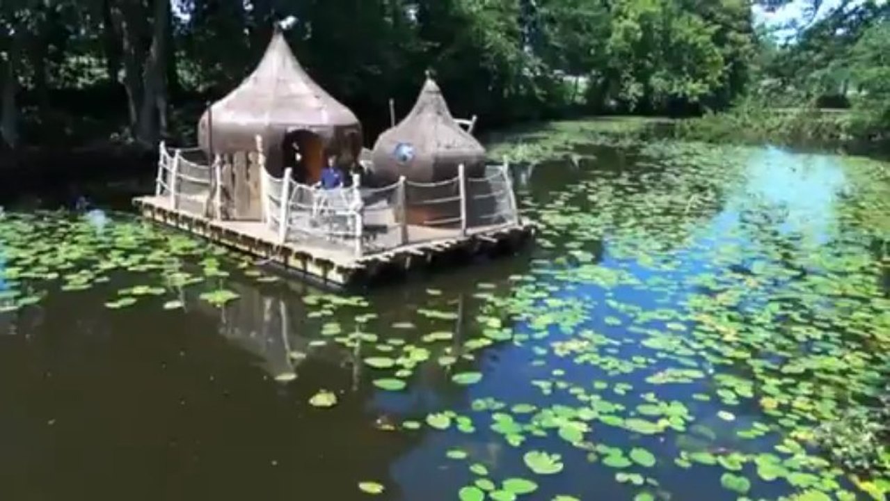 Domaine des ormes survolé