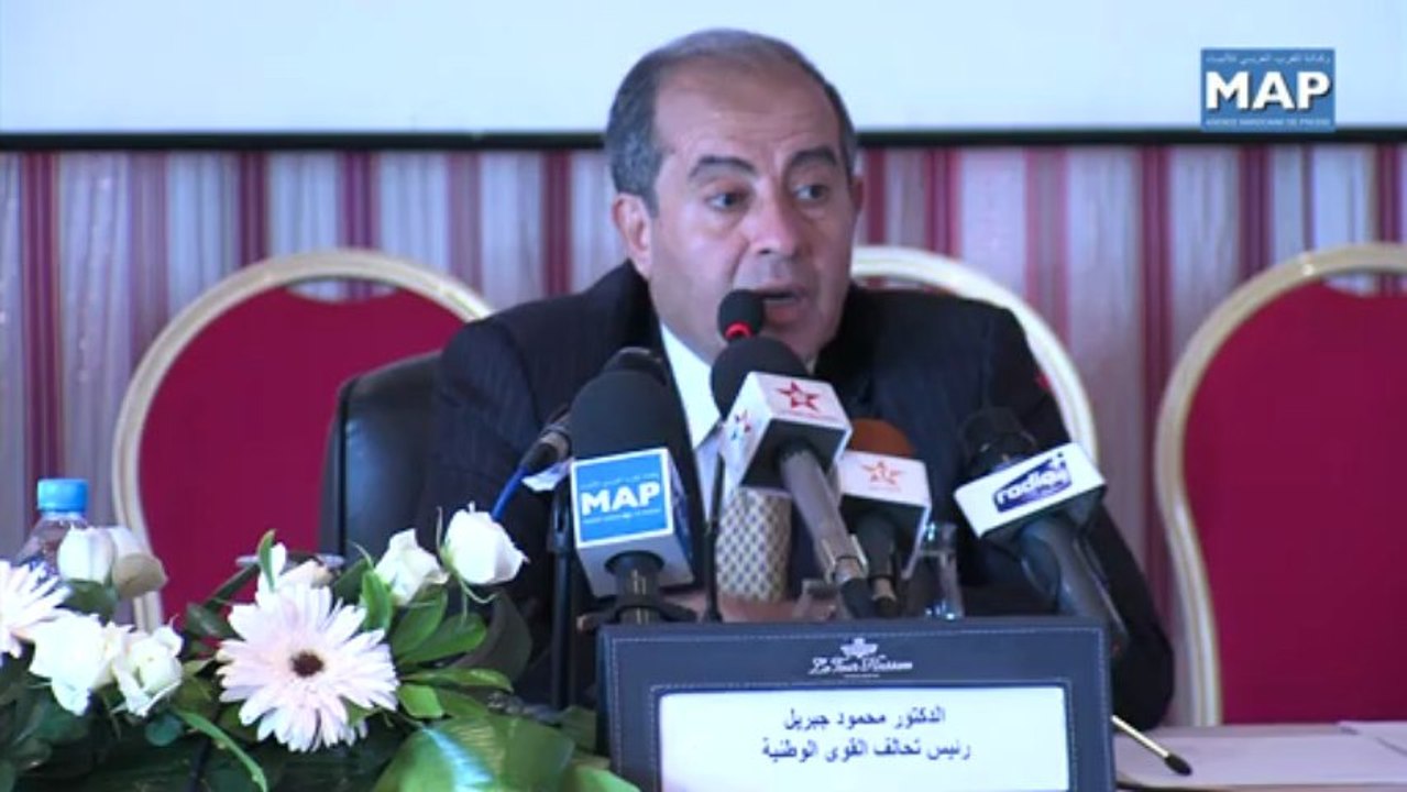 ندوة صحفية لرئيس التحالف الوطني الليبي