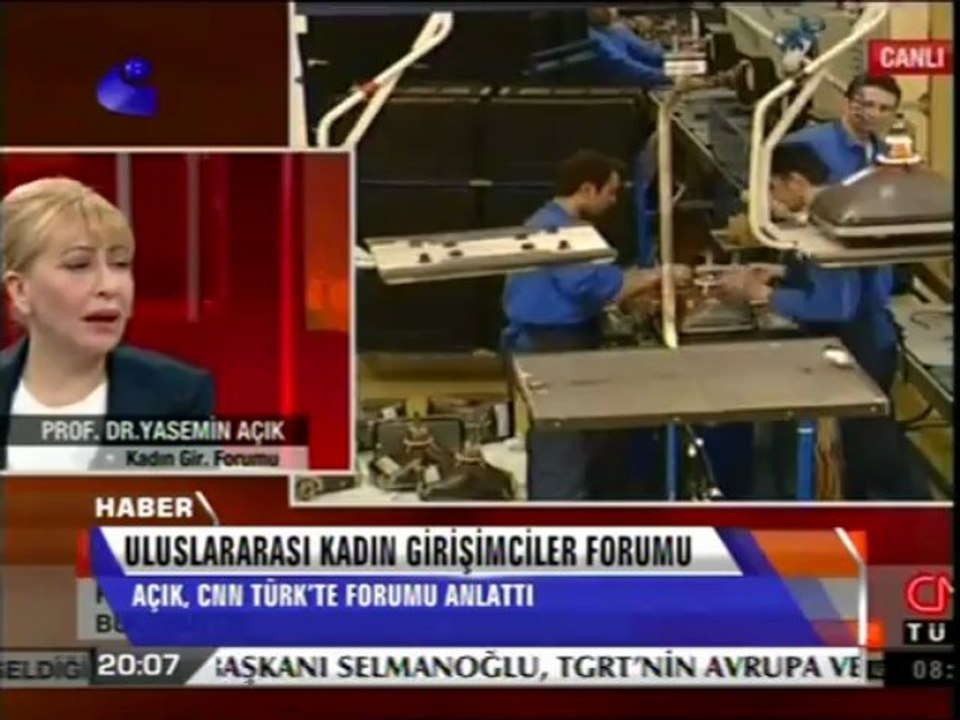 Prof. Dr. Yasemin Açık, CNNTURK'e Konuk Oldu - Kanal E