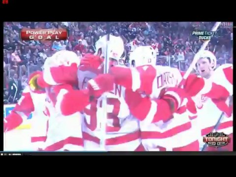 Detroit Red Wings Vs. Anaheim Ducks 5-4 OT