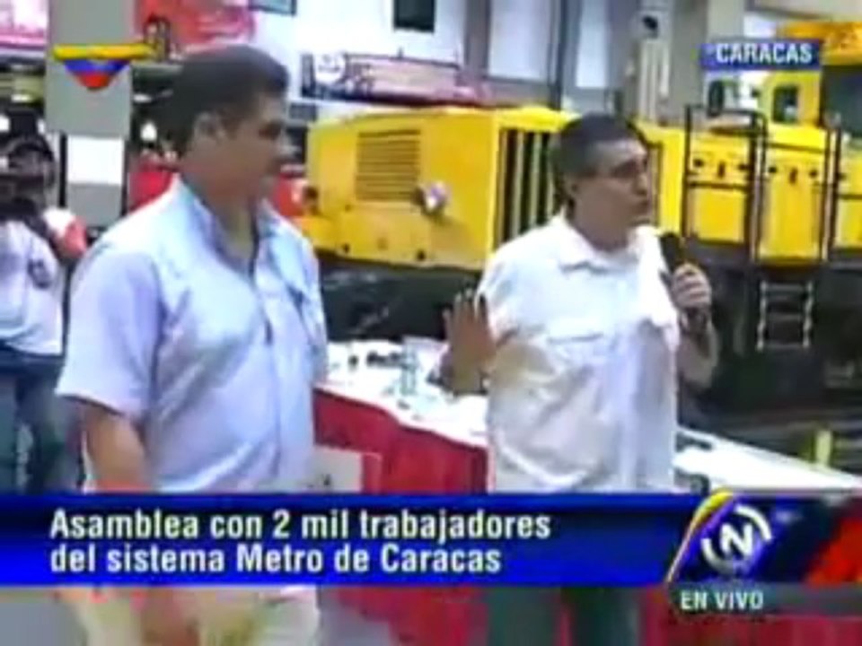 Trabajadores están fabricando piezas de repuestos del Metro de Caracas