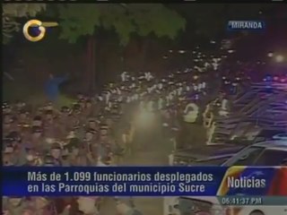 Gobierno Nacional inicia despliegue especial de seguridad en Miranda