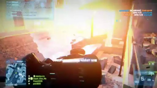 BF3: 870 Rifle Scope, Frag Rounds & Flash Suppressor (Battlefield 3 Poopy Gun Loadout)