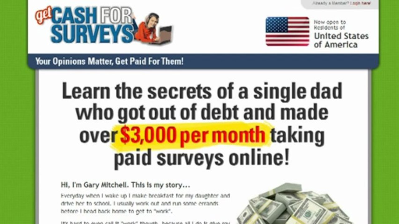 Get Cash For Surveys Real Review - LEGIT_Watch Before You Join!!! [PROOF INSIDE]