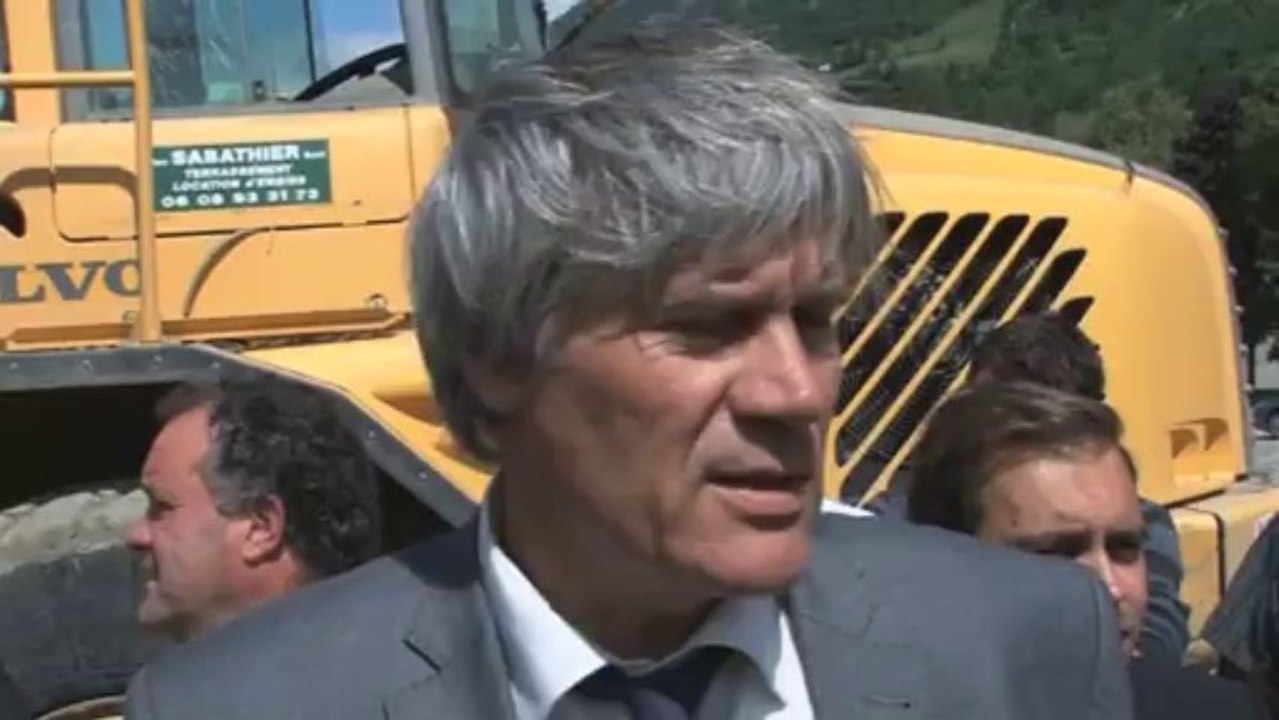 Intempéries du mois de juin : déplacement de Stéphane Le Foll (Hautes-Pyrénées)