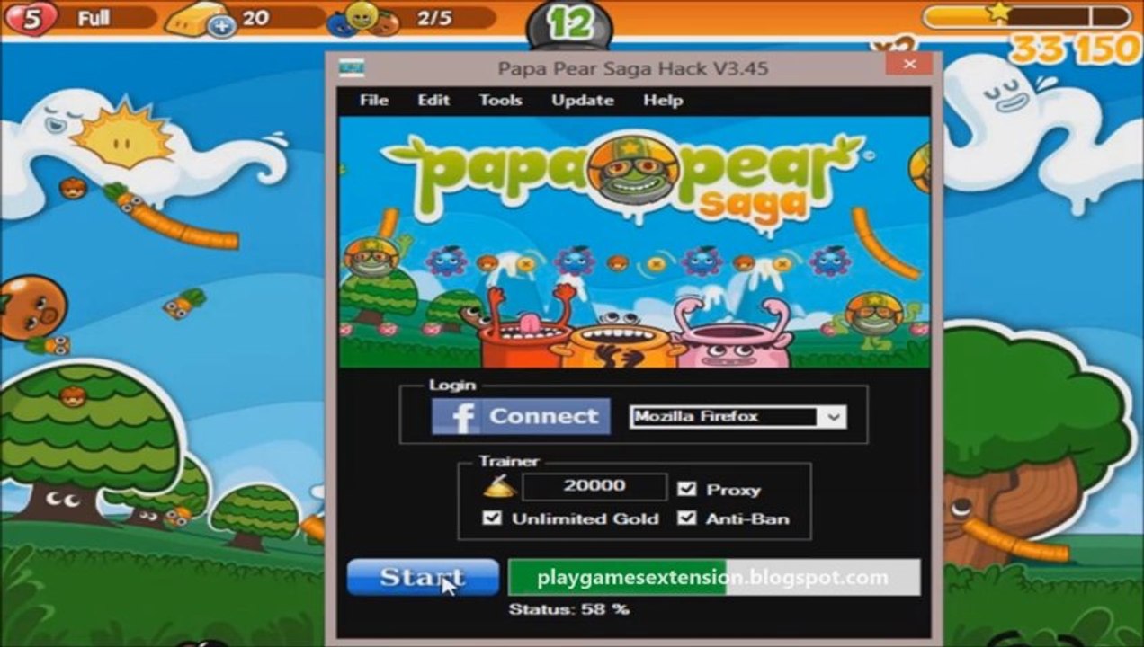 Papa Pear Saga Hack - [August 2013]