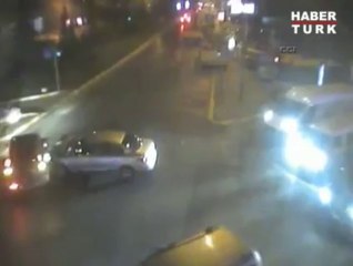 Trabzon'daki kazalar MOBESE kameralarında