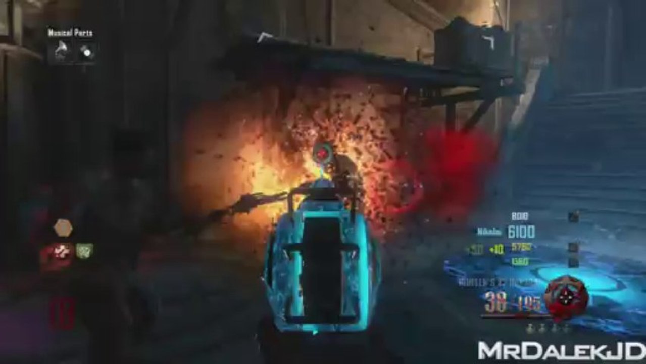 Black Ops 2 "ORIGINS" Zombies - All 4 Elemental Staffs In-Game