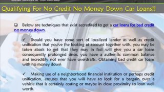 Bad Credit Car Loan No Money Down - Easiest Auto Finance Option