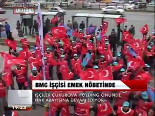 BMC İŞÇİSİ EMEK NÖBETİNDE