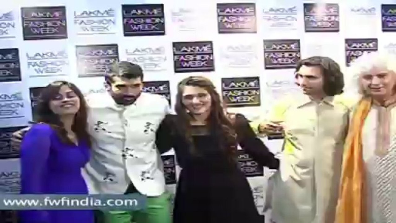 Aditya roy kapoor walks on ramp for tallent box at lfw day 1