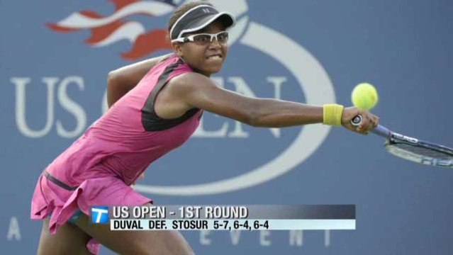 U.S. Teen Duval Upsets Stosur