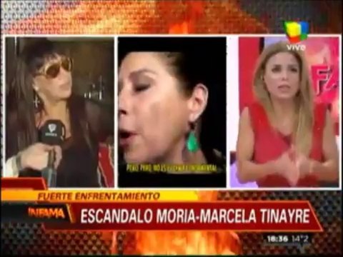 Pronto.com.ar Moria y su lengua filosa van por Marcela Tinayre