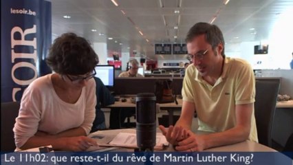 Le 11h02: «Obama n’en serait pas là sans Martin Luther King»