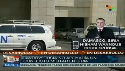 Gobierno sirio llama a la unidad nacional ante inminente intervención