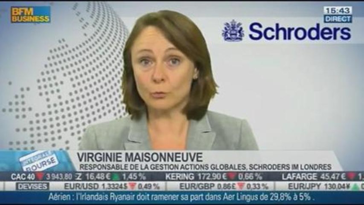Les marchés financiers fragilisés par la crise syrienne : Virginie Maisonneuve, dans Intégrale Bourse - 28/08