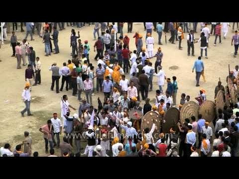 Traditional way of celebrating bagwal in Champawat