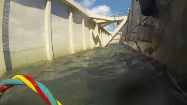 Chantier O'CAN sur le barrage de Bourg les Valence