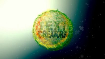 Particle text creators - After Effects Template