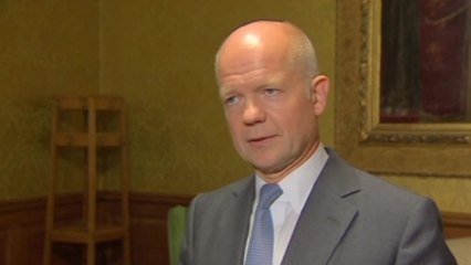 UK's Hague says British government approach on Syria "consistent"