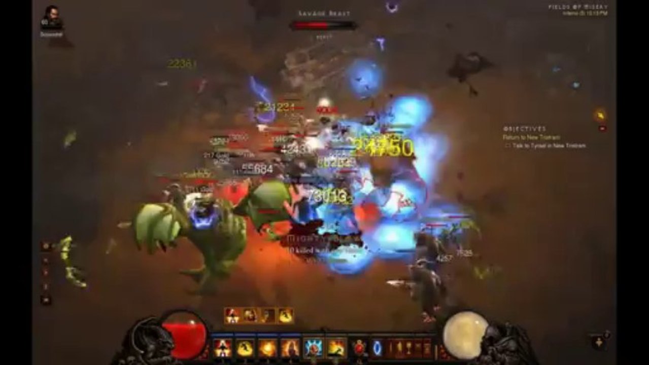 Diablo 3 patch 1.08 Monk "God of Thunder" build guide insane survivability.v