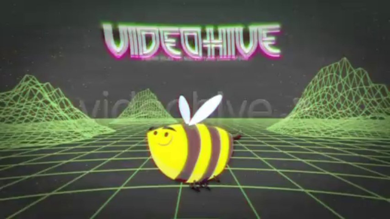 Retro Arcade Ident - After Effects Template