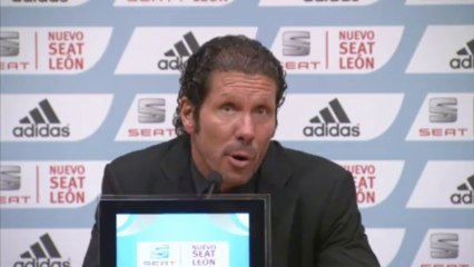 Simeone: "Barcelona y Real Madrid siguen siendo muy superiores al resto"