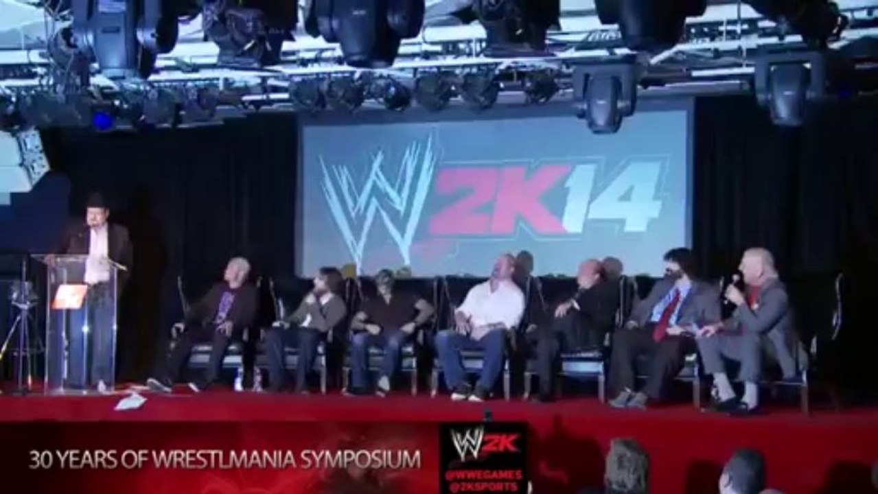 Ric Flair drunk and in good spirits at WWE 2K14 Video Game symposium