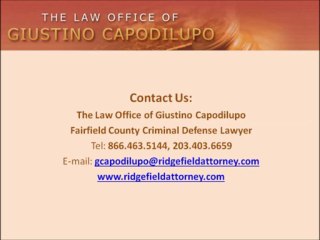 Fairfield County Criminal Defense Lawyer