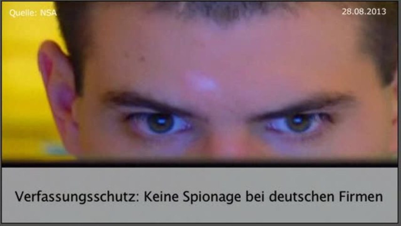 Verfassungsschutz: Keine Spionage bei deutschen Firmen