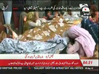 killed womane news on Geo Taz Tandlianwla